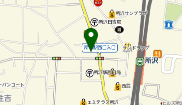 H1T 所沢の地図画像