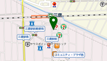 H1T 三鷹の地図画像
