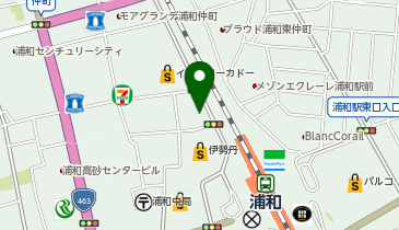 H1T 浦和の地図画像