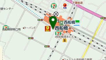 H1T 西船橋の地図画像