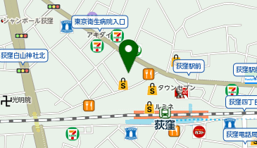 H1T 荻窪の地図画像