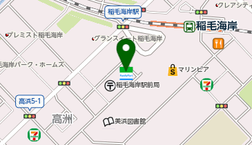 H1T 稲毛海岸の地図画像