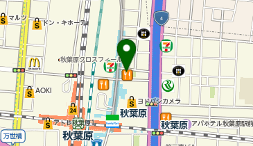 H1T 秋葉原中央北口の地図画像