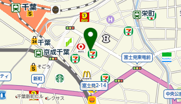 H1T 千葉 THE GARDENの地図画像