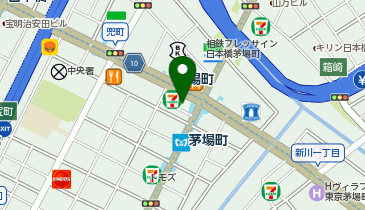 H1T 茅場町の地図画像
