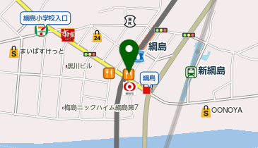 H1T 綱島の地図画像