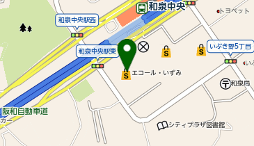 ジェイコムショップ 和泉中央店の地図画像