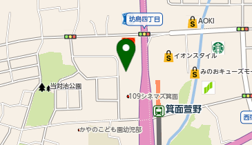 KOMEHYO買取センターみのおキューズモールの地図画像