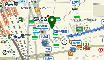 KOMEHYO 名駅店の地図画像