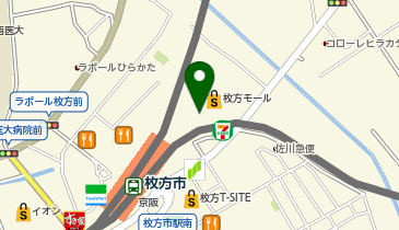 KOMEHYO買取センター枚方モールの地図画像