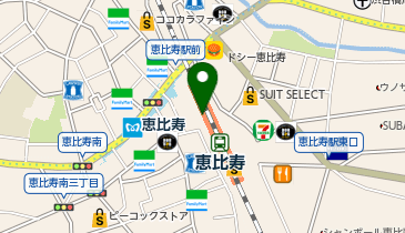 KOMEHYO買取センター アトレ 恵比寿の地図画像