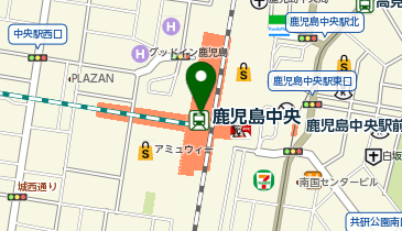 KOMEHYO買取センターアミュプラザ鹿児島の地図画像