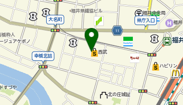 KOMEHYO買取センター西武福井店の地図画像