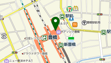 KOMEHYO コメ兵 買取センター 豊橋カルミアの地図画像