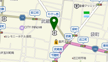 KOMEHYO買取センター 金沢 エムザの地図画像