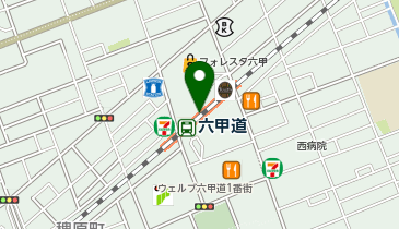 KOMEHYO買取センタープリコ六甲道の地図画像