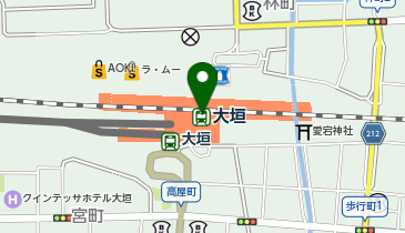 KOMEHYO買取センターアスティ大垣の地図画像
