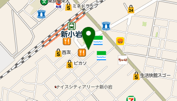 KOMEHYO 買取センター新小岩南口の地図画像