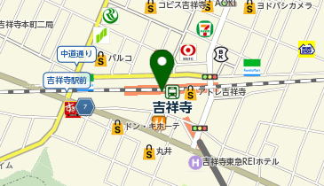 KOMEHYO買取センターアトレ吉祥寺の地図画像