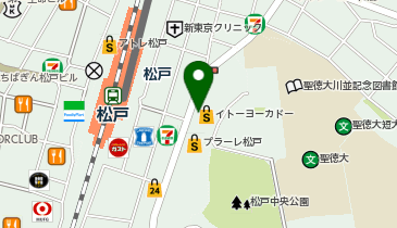 KOMEHYO買取センタープラーレ松戸の地図画像