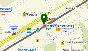 KOMEHYO買取センターフレンテ南大沢の地図画像