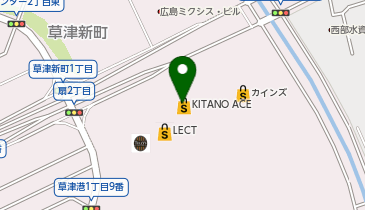 KOMEHYO買取センター LECT 広島の地図画像