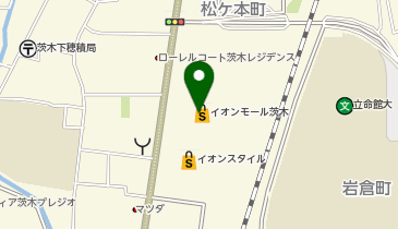 クリーニングルビー イオンモール茨木店の地図画像
