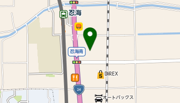 クリーニングルビー オークワ葛城忍海店の地図画像