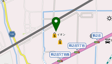 クリーニングルビー イオン高槻店の地図画像