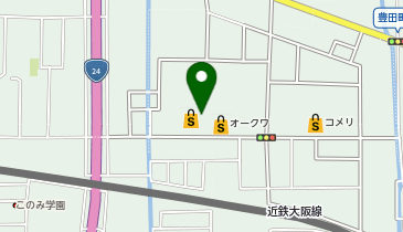 クリーニングルビー オークワ橿原真菅店の地図画像