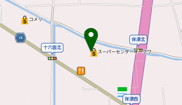 クリーニングルビー スーパーセンターオークワ田原本インター店の地図画像