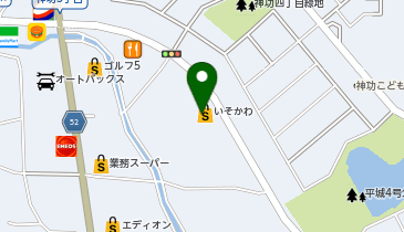 クリーニングルビー いそかわ押熊店の地図画像