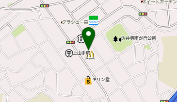 クリーニングルビー 関西スーパー佐井寺店の地図画像