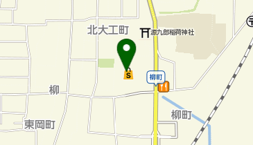 クリーニングルビー オークワ大和郡山柳町店の地図画像