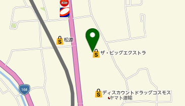 クリーニングルビー ザ・ビッグエクストラ平群店の地図画像