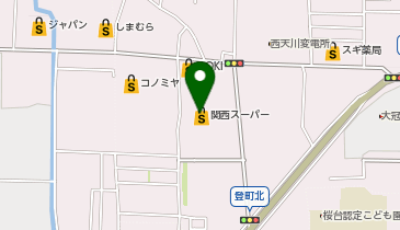 クリーニングルビー 関西スーパー西冠店の地図画像