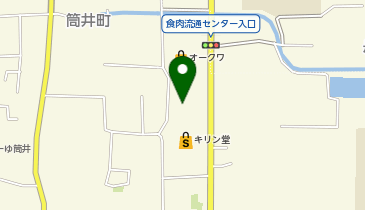 クリーニングルビー オークワ大和郡山筒井北店の地図画像