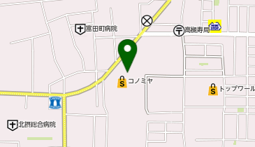 クリーニングルビー コノミヤ高槻店の地図画像