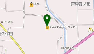 クリーニングルビー イズミヤ八幡店の地図画像
