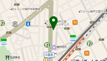 クリーニングルビー フラワーロード店の地図画像