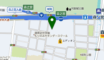 クリーニングルビー もりのみやキューズモールBASE店の地図画像