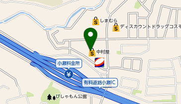 クリーニングルビー 中村屋東生駒店の地図画像