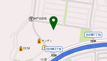 クリーニングルビー コープデイズ神戸北町店の地図画像