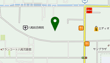 クリーニングルビー イズミヤ八尾店の地図画像