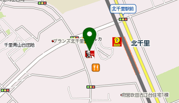 クリーニングルビー イオン北千里店の地図画像