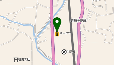 クリーニングルビー オークワ生駒菜畑店の地図画像