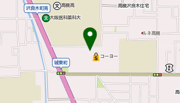 クリーニングルビー KOHYO高槻南店(旧マックスバリュ)の地図画像