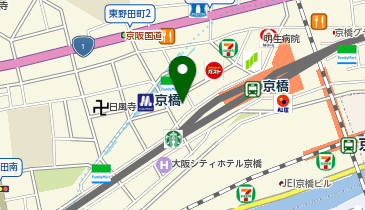 クリーニングルビー 東野田店の地図画像
