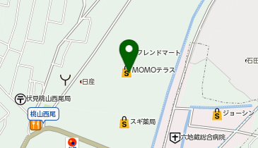 クリーニングルビー MOMOテラス店の地図画像