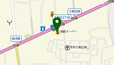 クリーニングルビー 都屋 関西スーパー三島丘店の地図画像